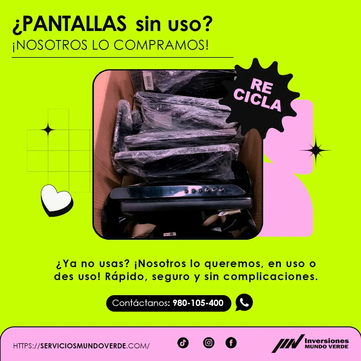 COMPRAMOS PANTALLAS
