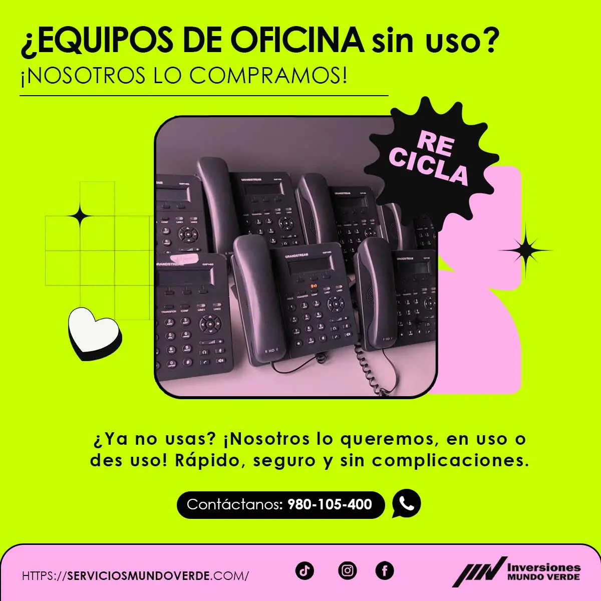 COMPRAMOS EQUIPOS DE OFICINA 