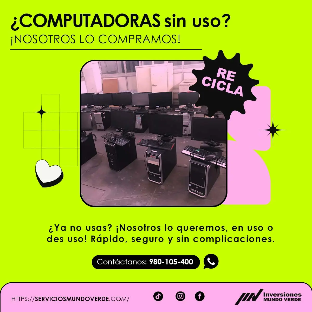 COMPRAMOS COMPUTADORAS