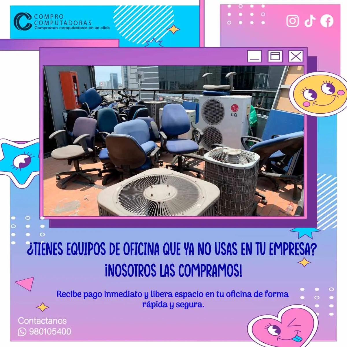 Venta y reciclaje de computadoras para empresas