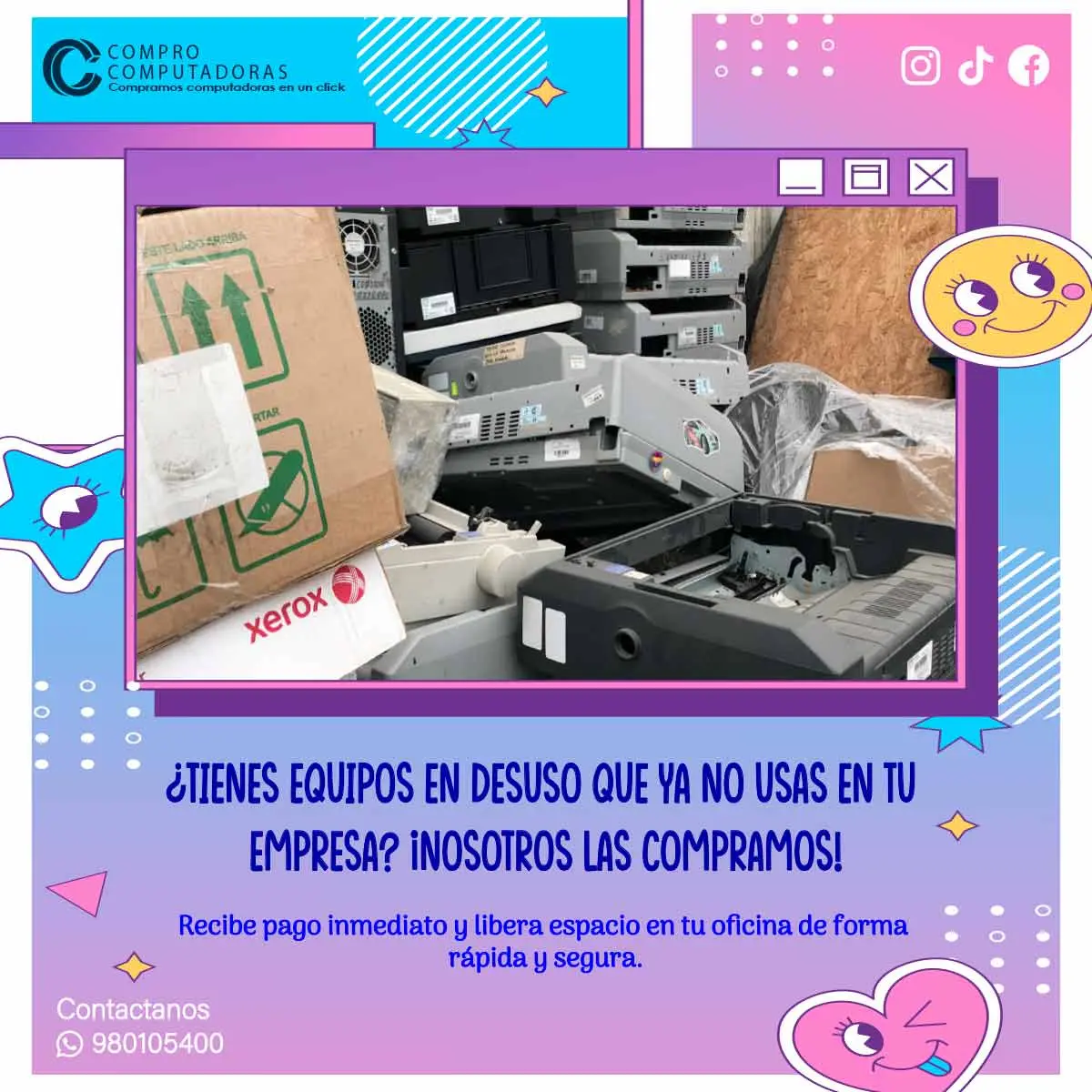  Cansado de tus computadoras viejas Véndelas y gana dinero 