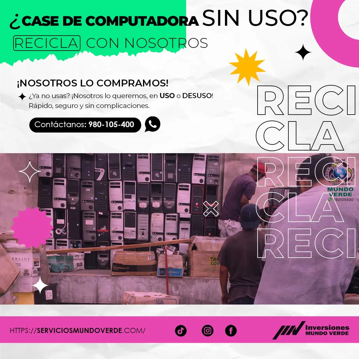  Compramos tus case de computadoras en desuso 