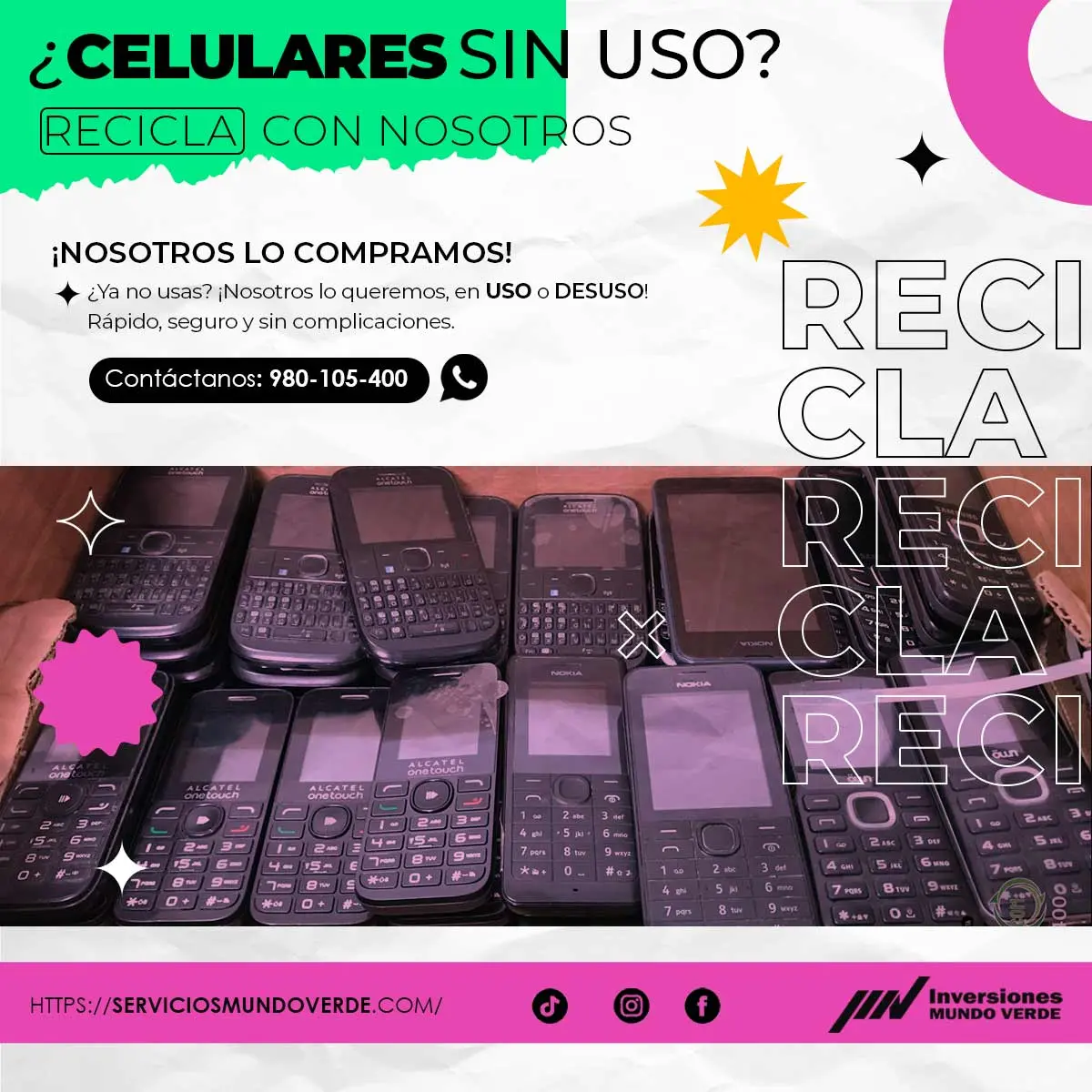  Compramos tus celulares en desuso 