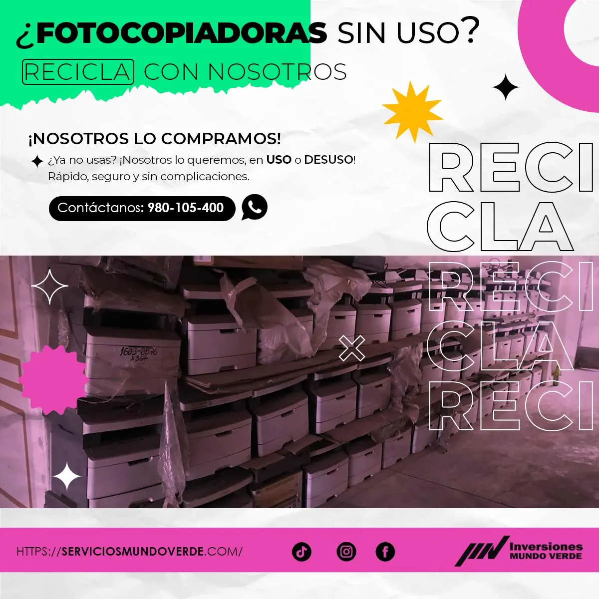  Compramos tus fotocopiadoras en desuso 