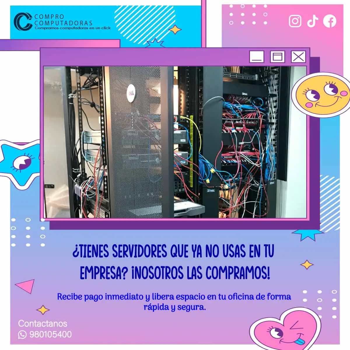 Recolección y compra de computadoras usadas en Lima