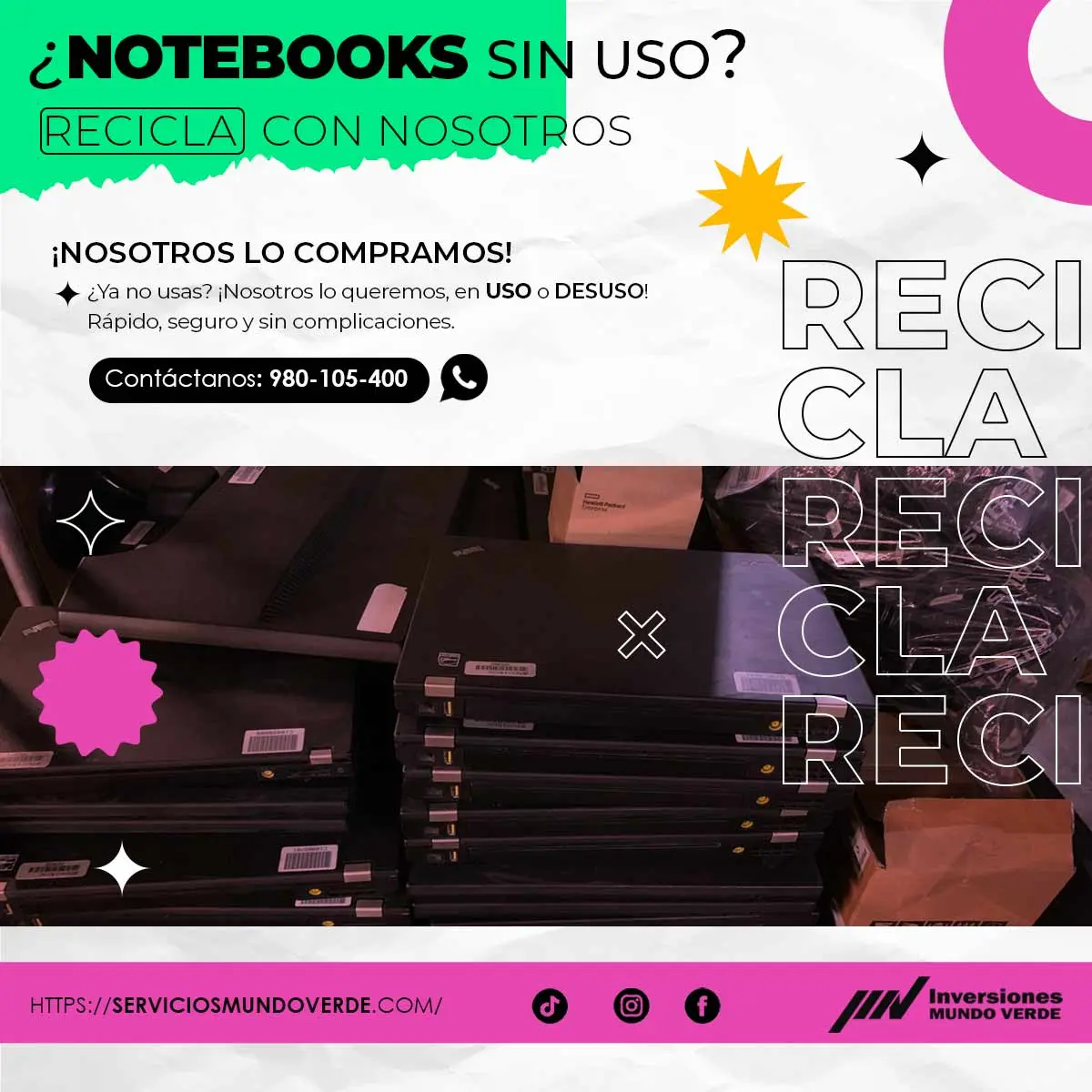  Compramos tus notebooks en desuso 