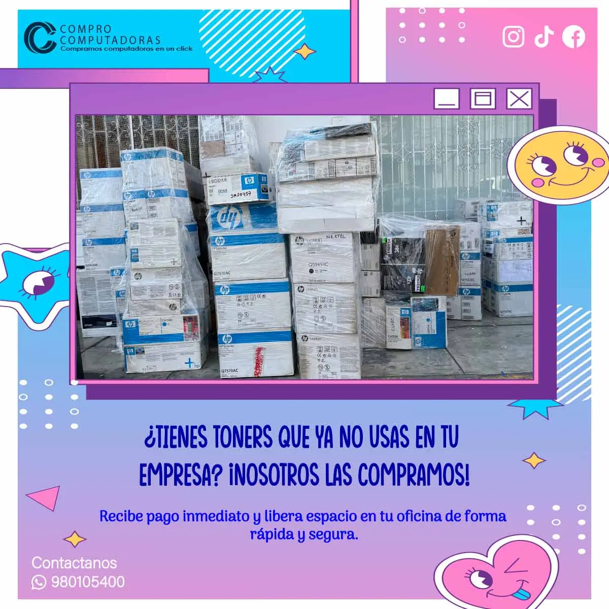 Compra de computadoras viejas en Lima para empresas