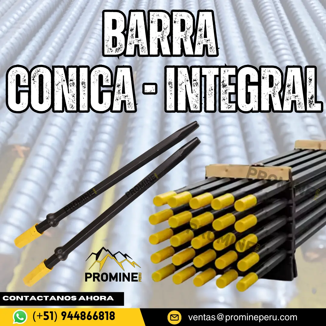 BARRA CONICA . PROMINE . TALUD . SOSTENIMIENTO 