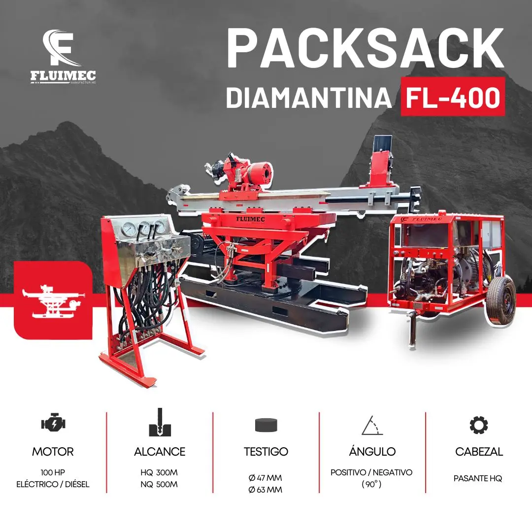 PACKSACK DIAMANTINA FL300 equipo para mineria 
