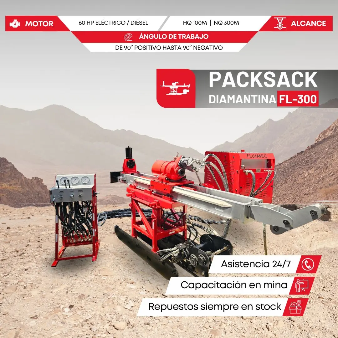 PACKSACK DIAMANTINA FL300 equipo para mineria 