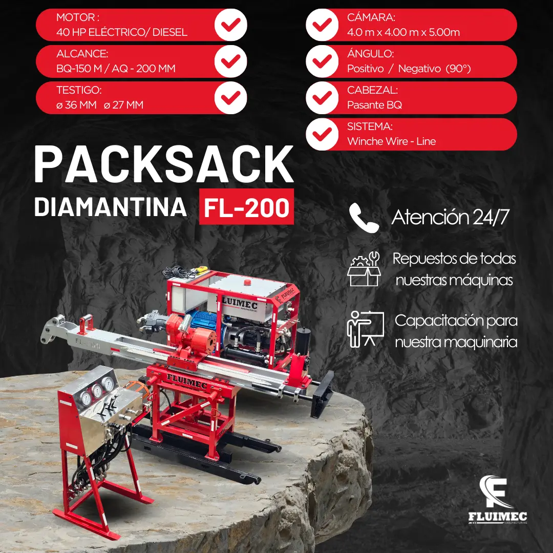 PACKSACK DIAMANTINA FL-200 mina