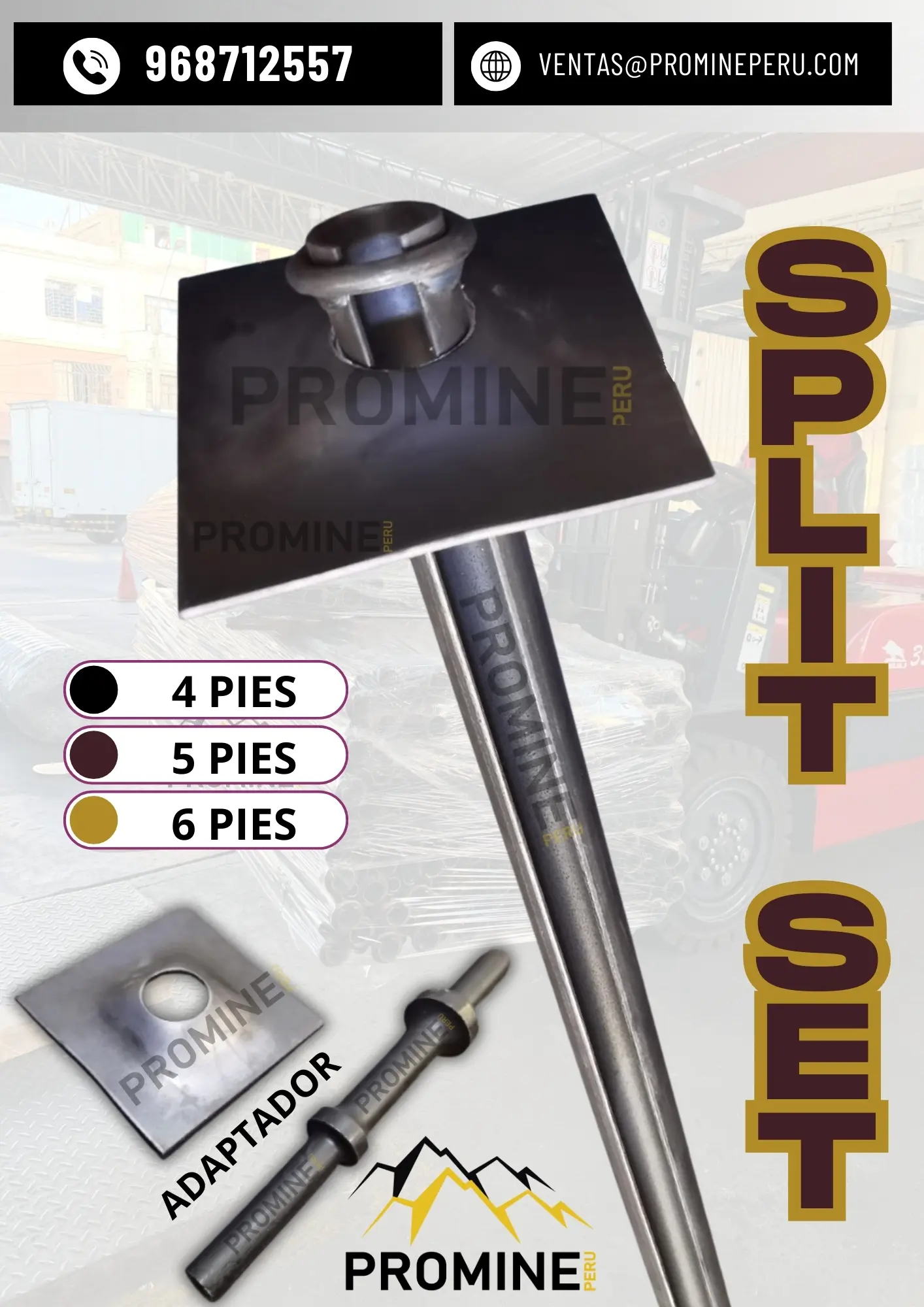 SPLIT SET PROMINE PERU