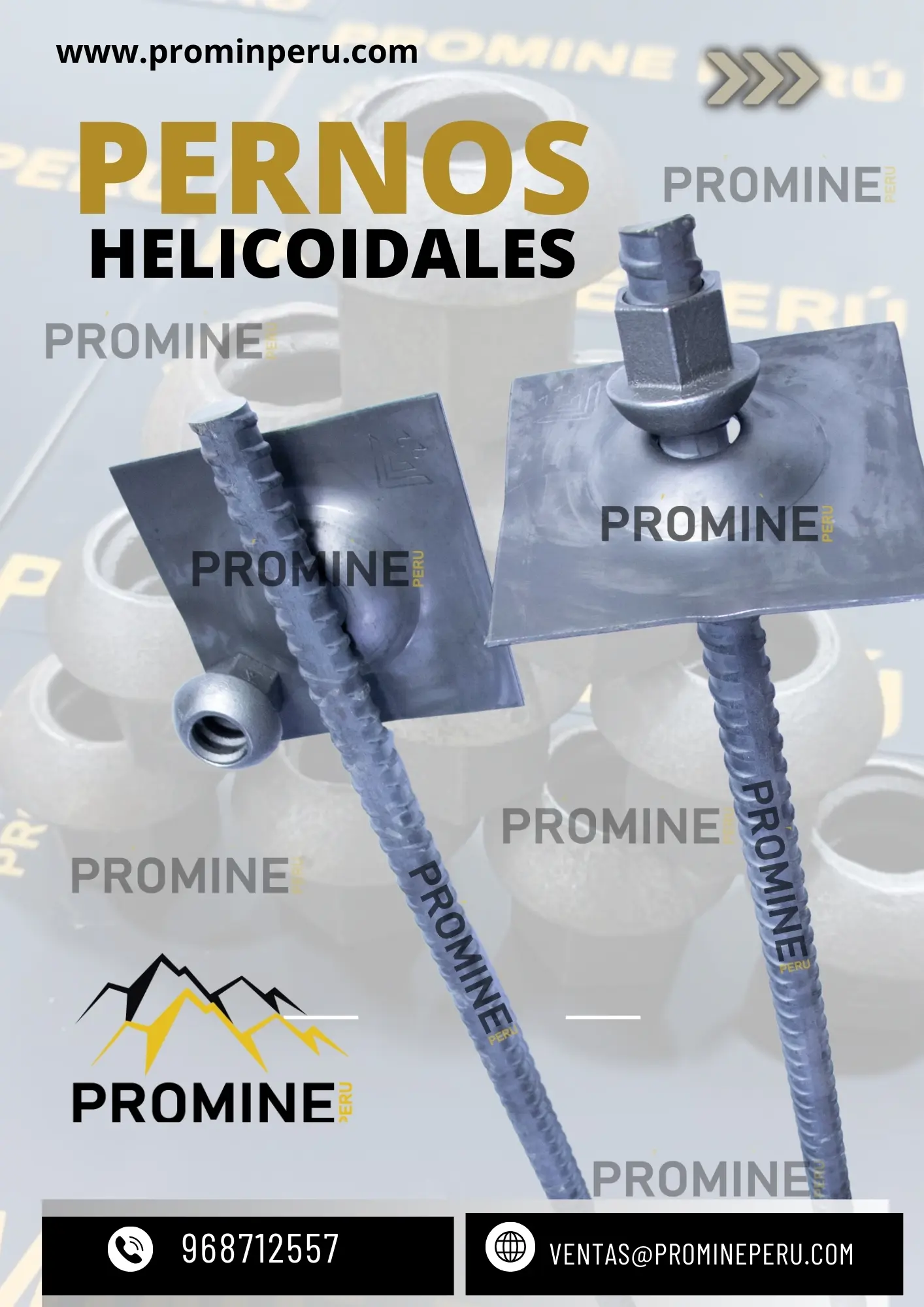 PERNOS DE FRICCION PERNO HELICOIDAL CON ADAPTADOR