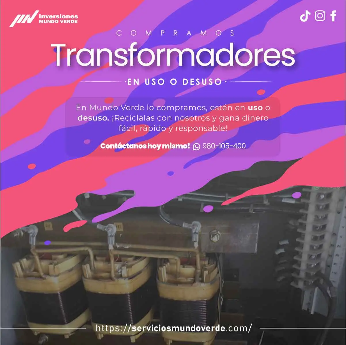 COMPRAMOS TRANSFORMADORES