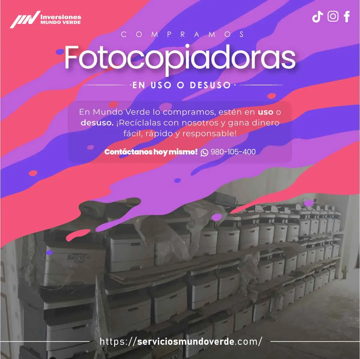 COMPRAMOS FOTOCOPIADORAS