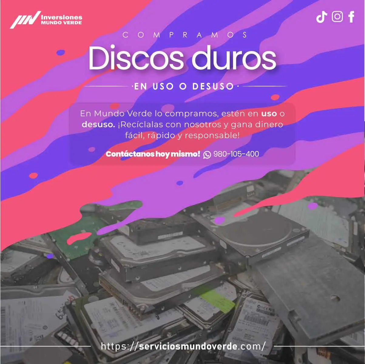 COMPRAMOS DISCOS DUROS
