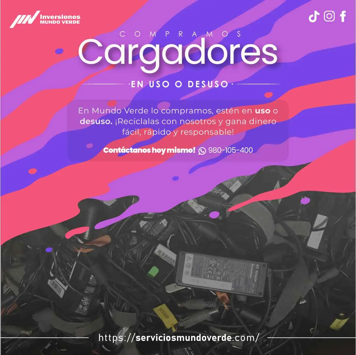 COMPRAMOS CARGADORES