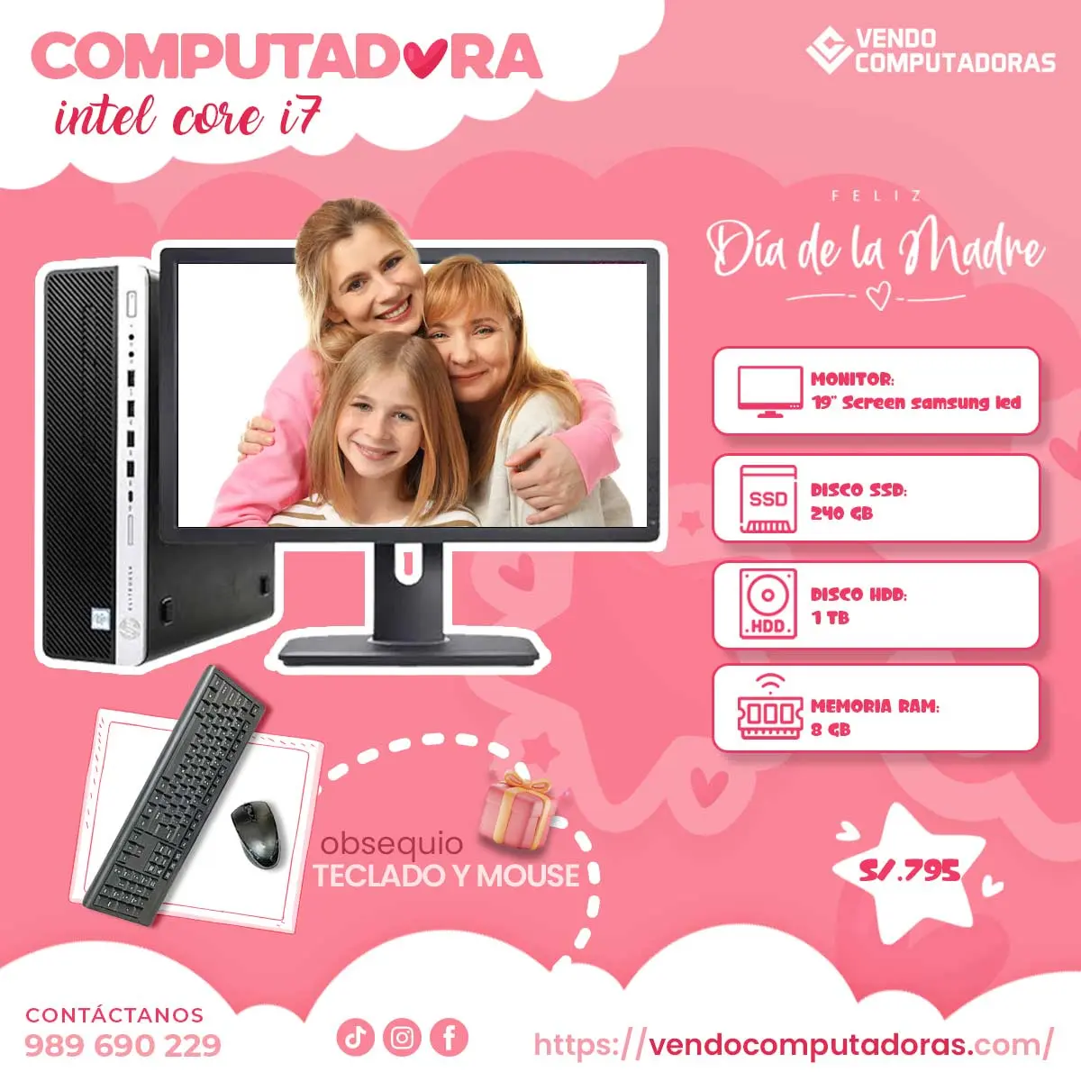 Haz que mamá sonría con esta súper computadora 