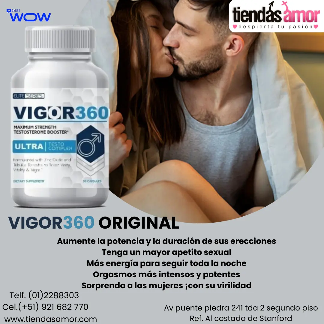 VIGOR 360 ULTRA TESTO Original 60 Pastillas testosterona 