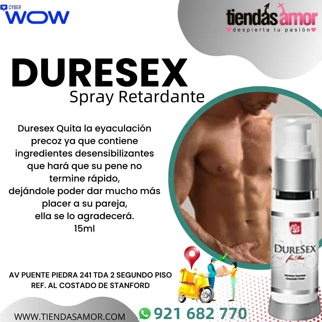 Duresex Spray Retardante ayudar con la eyaculación precoz 
