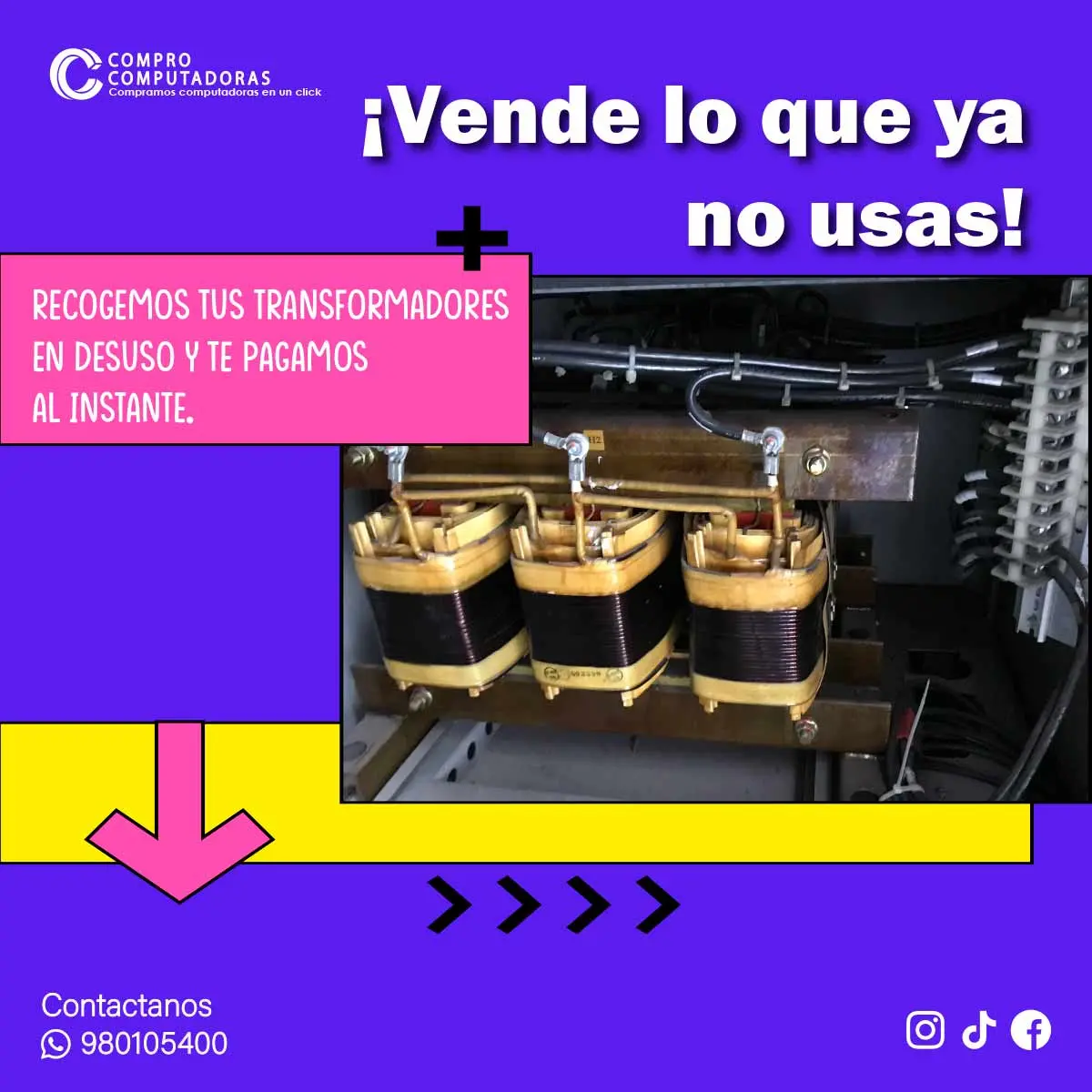 COMPRAMOS TRANSFORMADORES 