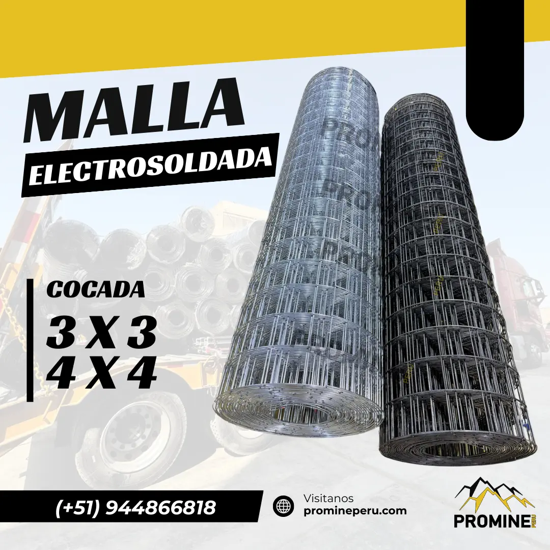 MALLA ELECTROSOLDADA SOSTENIMIENTO EN MINA PROMINE 