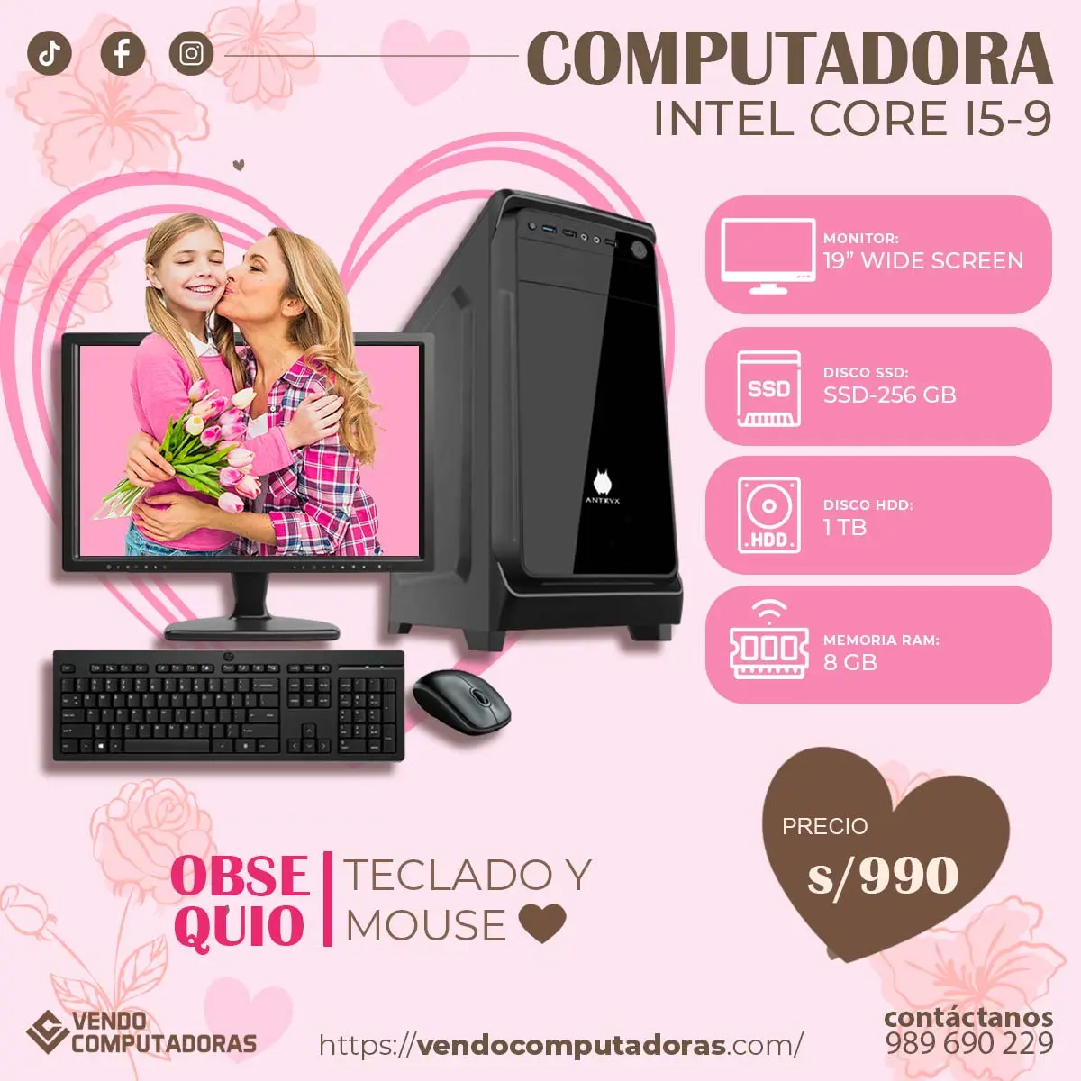 Sorprende a Mamá con esta Computadora Completa Regalos