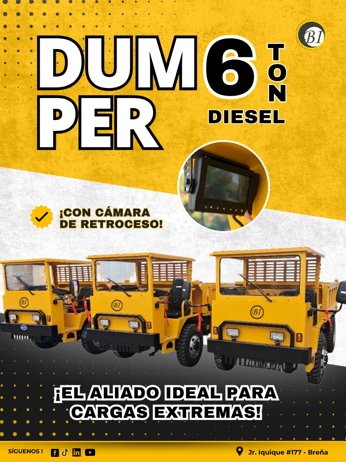 DUMPER 6 TONELADAS