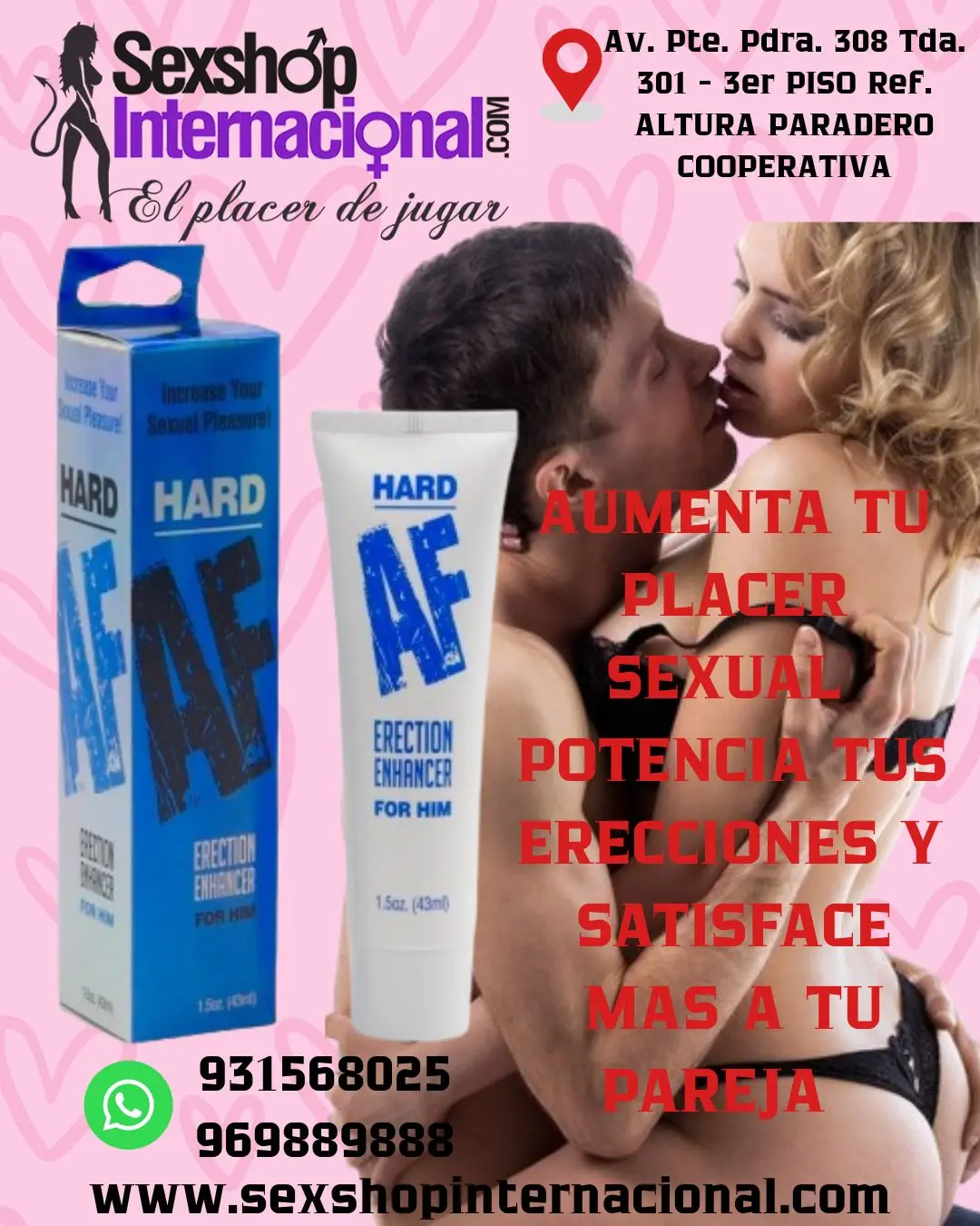 Hard Af Potenciador de Erección