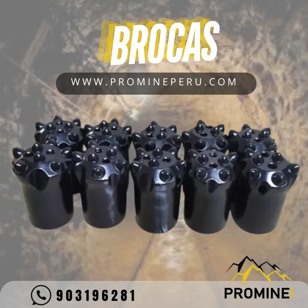 Brocas Minerías Alta Resistencia para Perforación en Roca