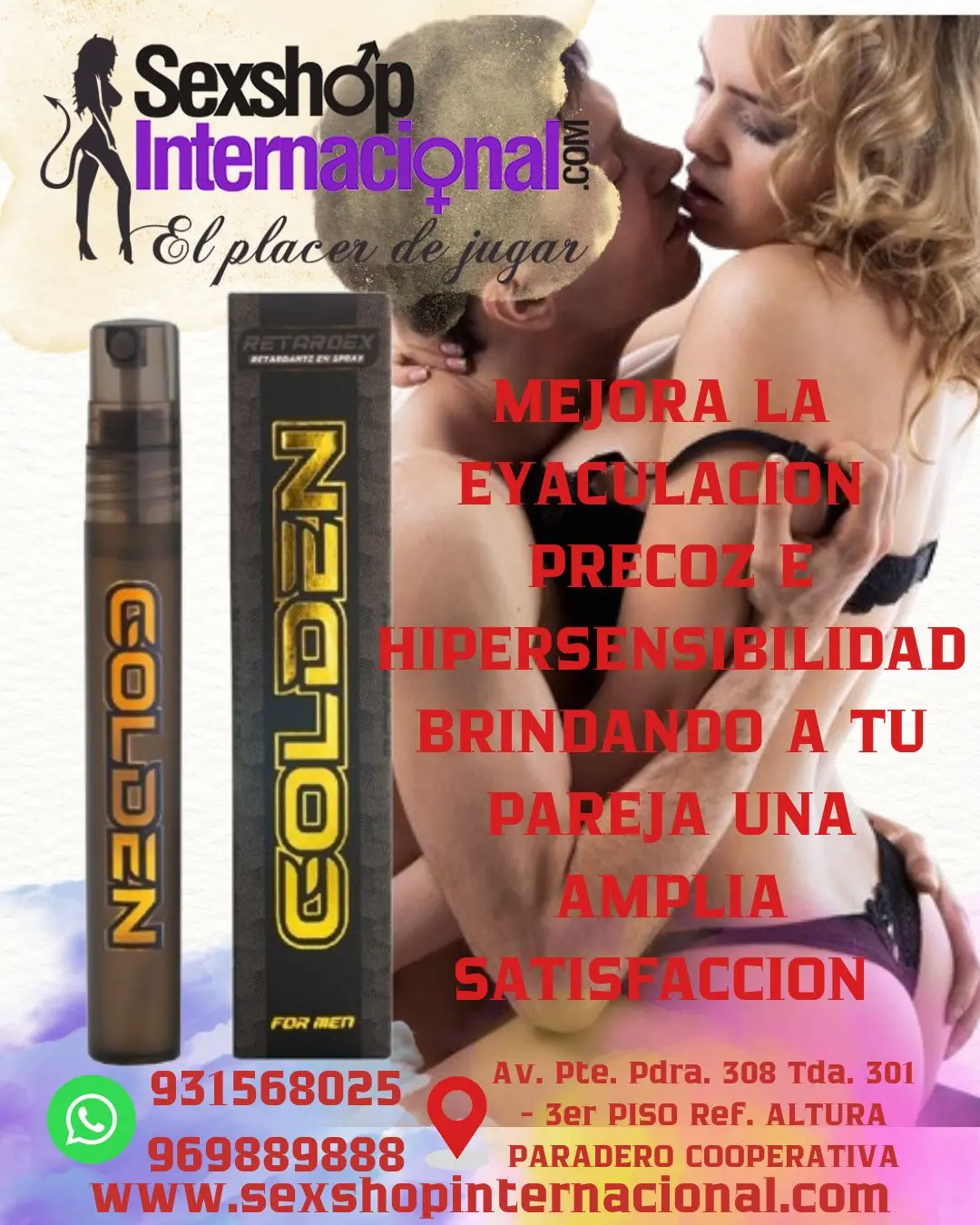 RETARDEX GOLDEN FOR MEN SRAY 10ML