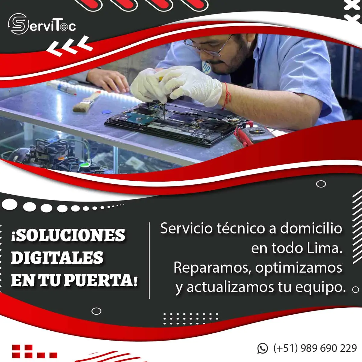  REPARAMOS TU LAPTOP EN HORAS 