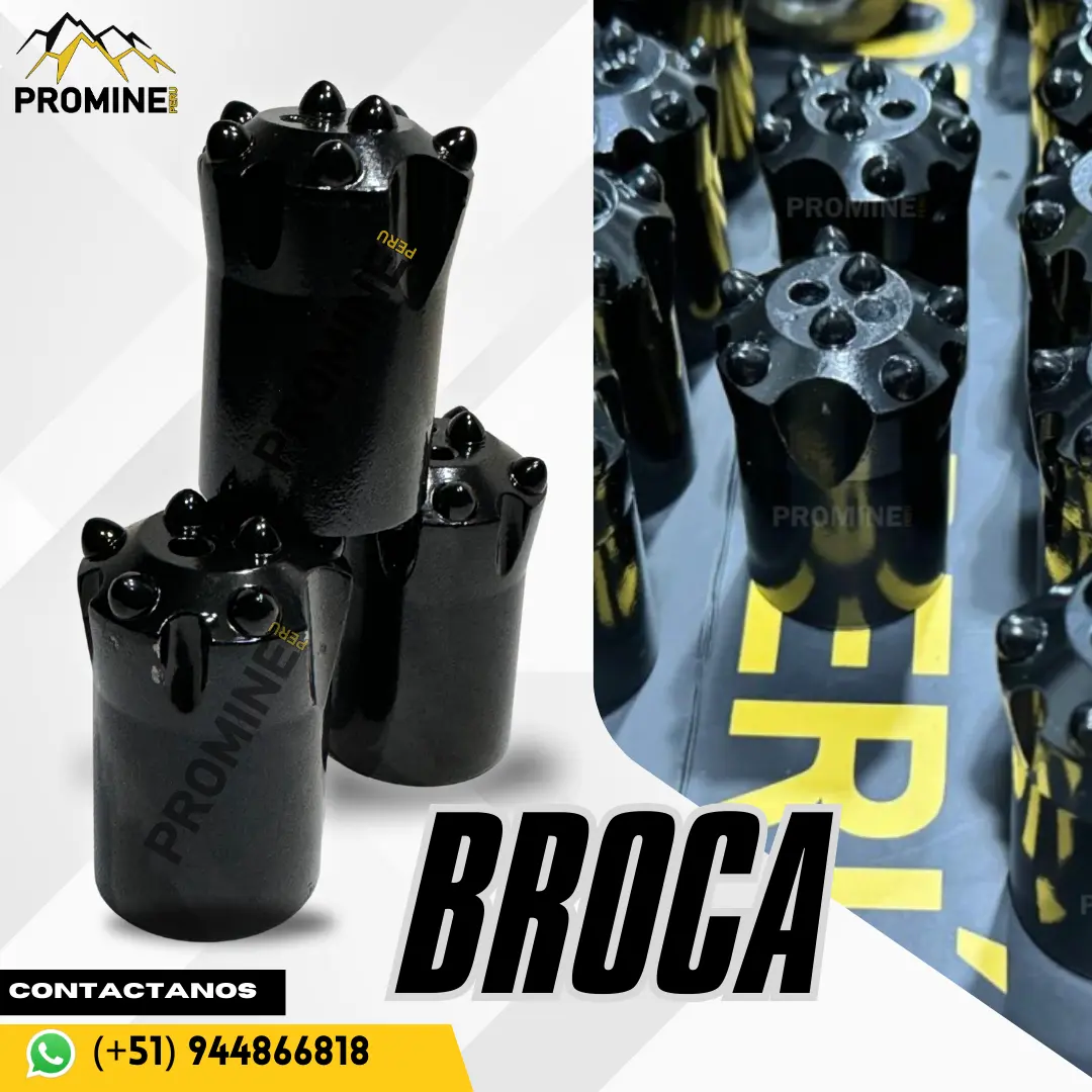 BROCA CONICA . PERFORACION SEGURA . PROMINE 