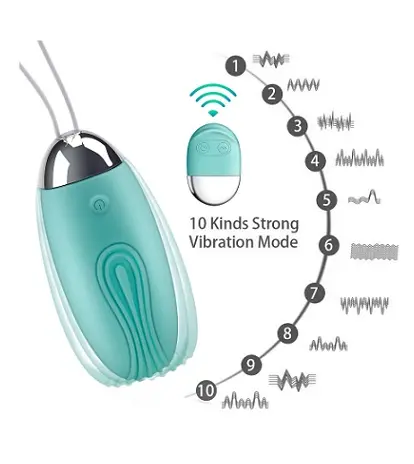 Huevo Vibrador Intense USB Verde Agua  SSHOPONLINE PERU  992651720