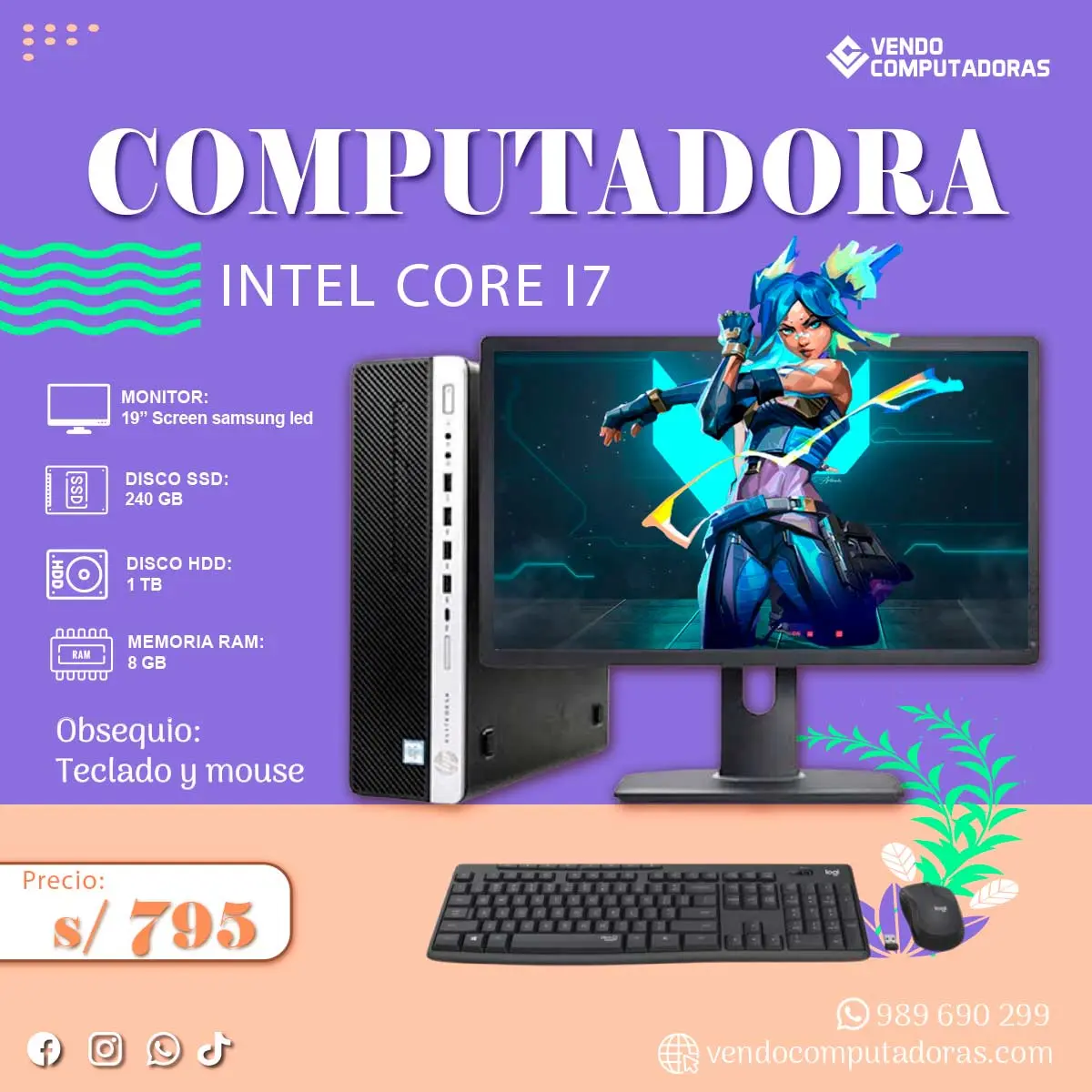  Máxima velocidad cero interrupciones Core i7 lista