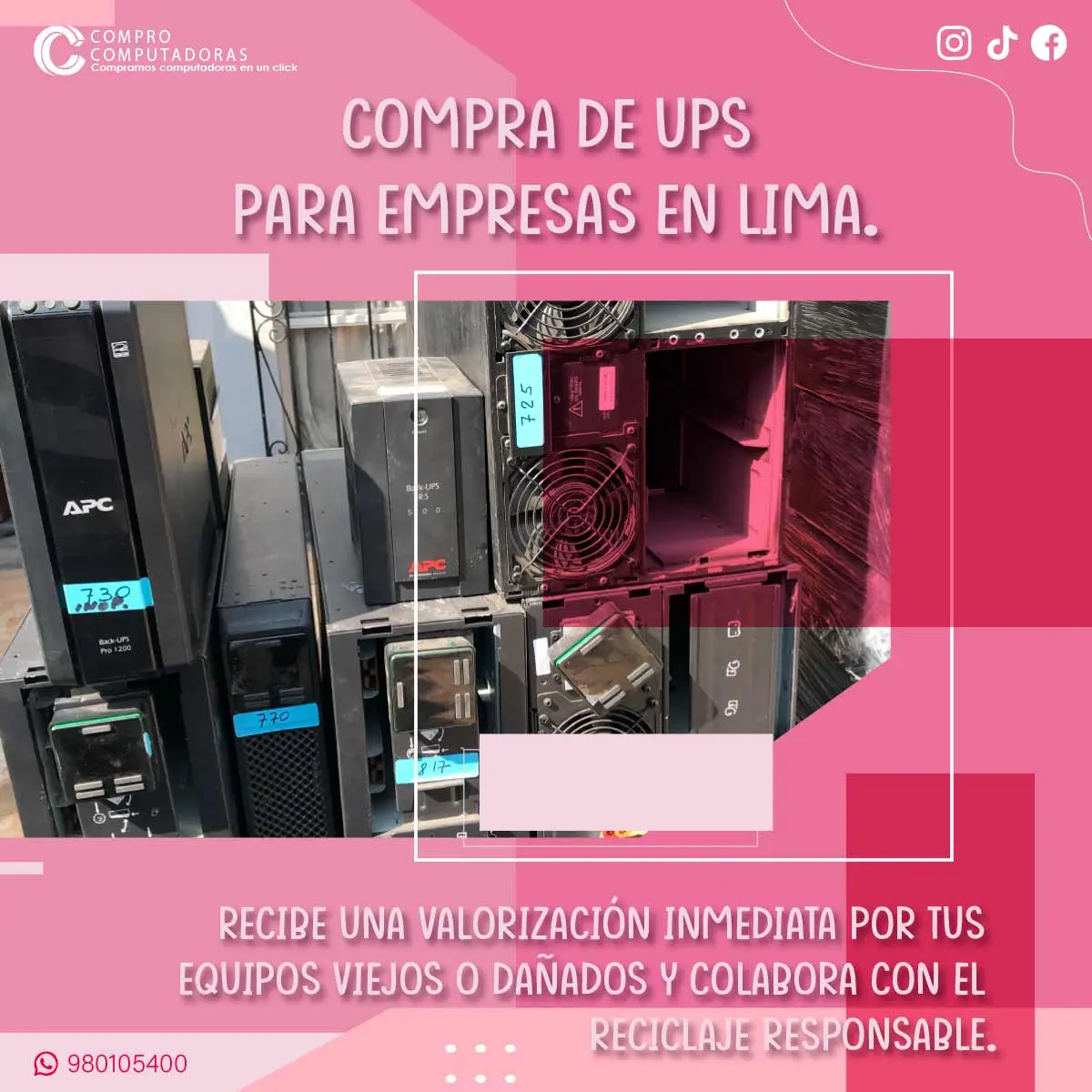 COMPRAMOS UPS