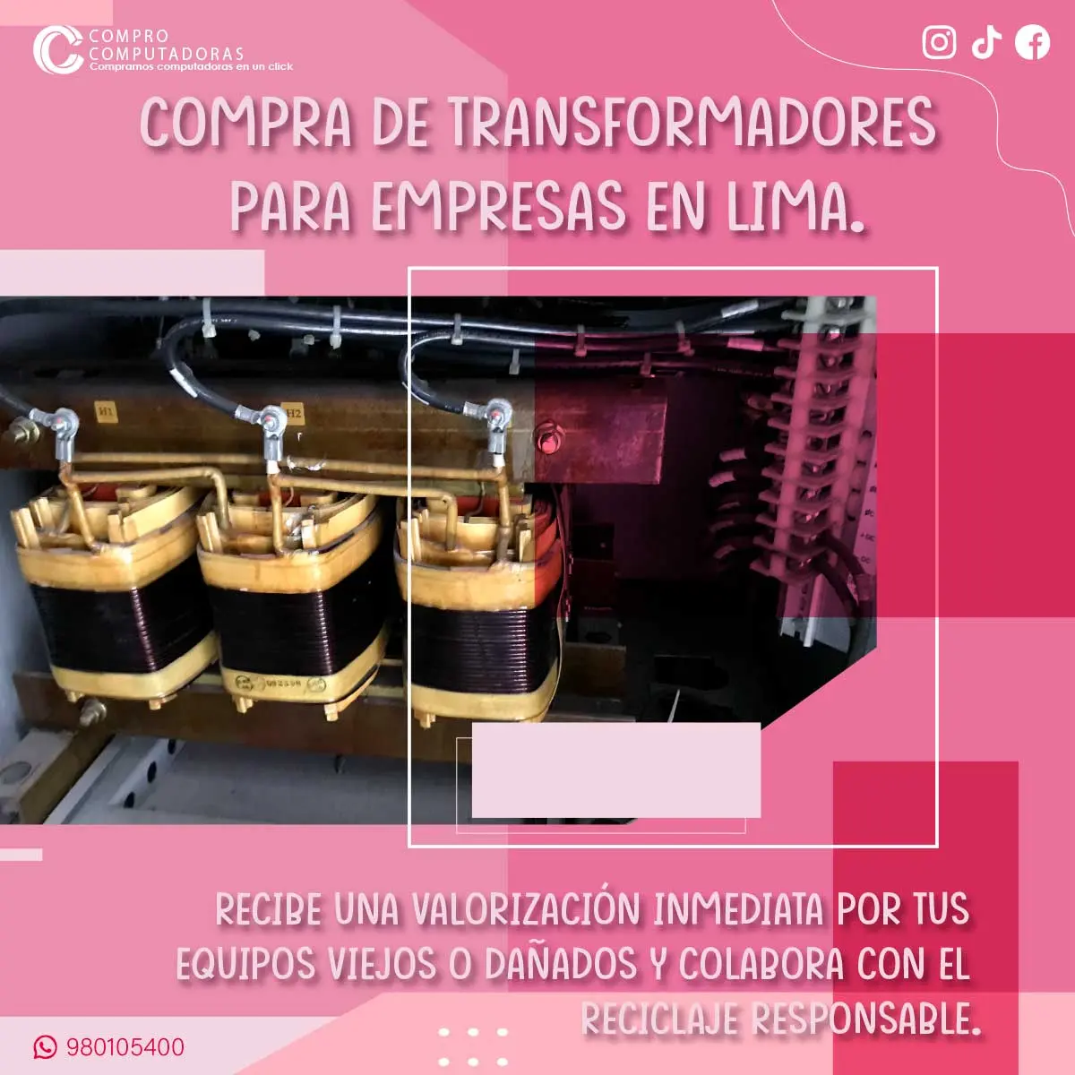 COMPRAMOS TRANSFORMADORES 