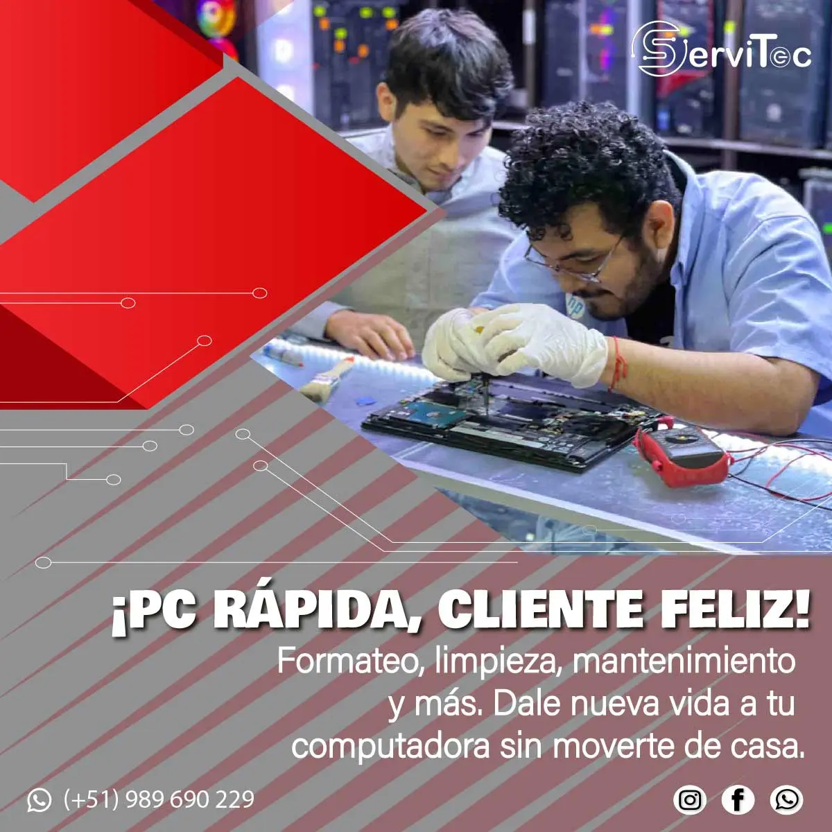  REPARAMOS TU PC EN TIEMPO RÉCORD 