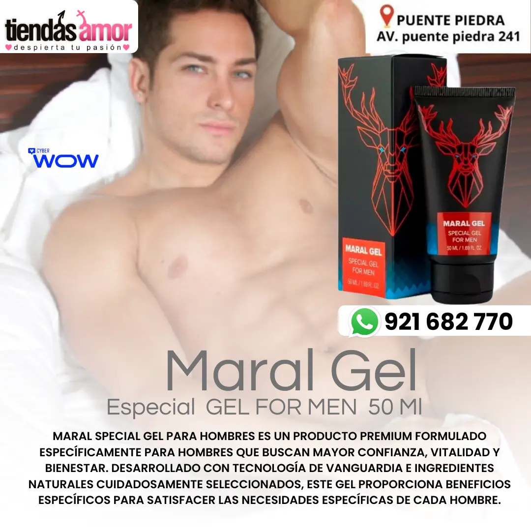  Maral Gel Especial Para Hombres 50 Ml Desarrollado con tecn
