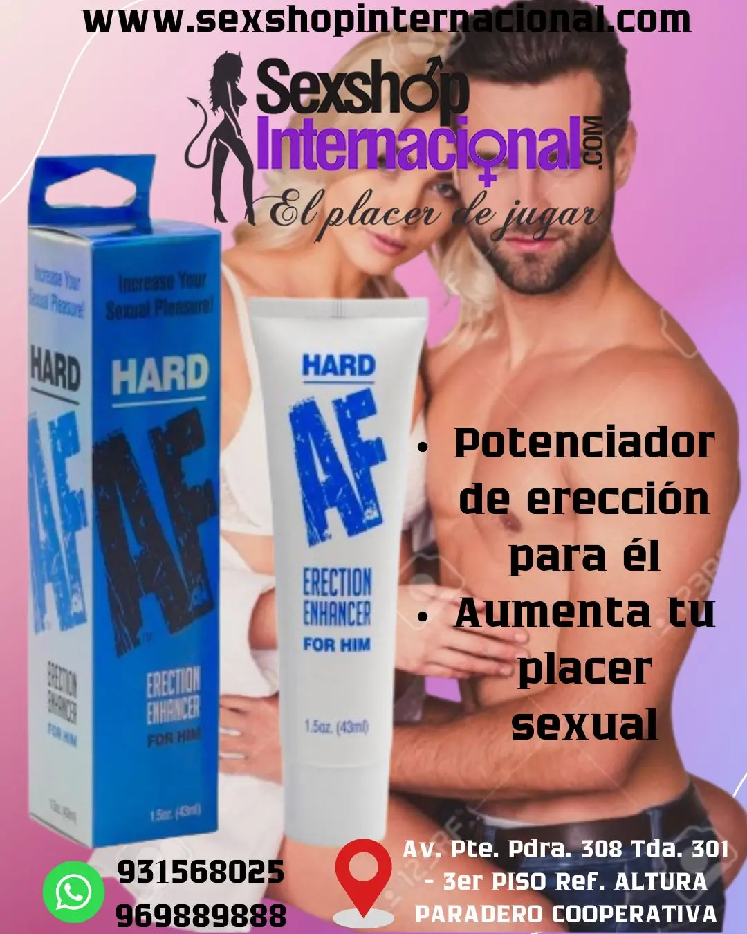 Hard Af Potenciador de Erección
