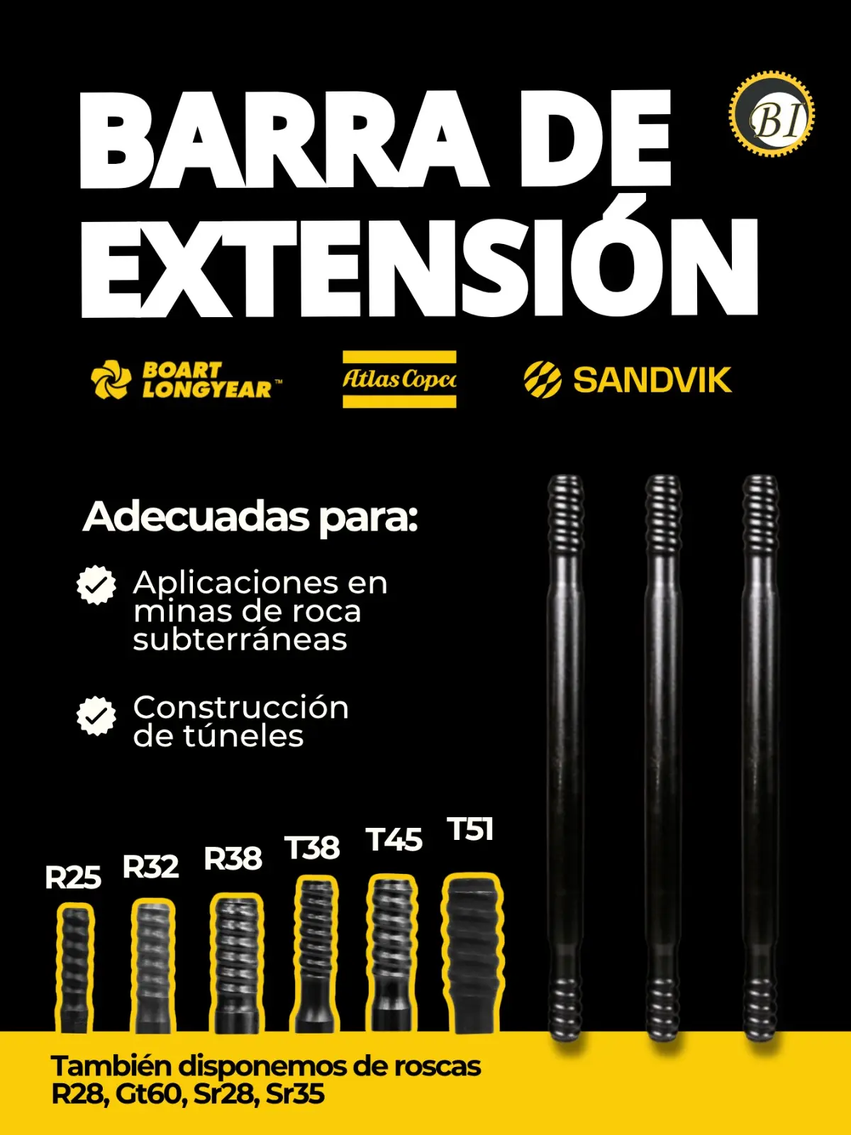 BARRAS DE EXTENSION 