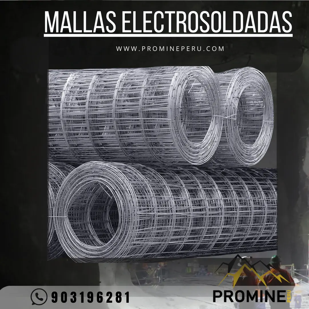 Malla Electrosoldada para Refuerzo en Minería Subterránea