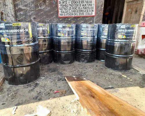DISTRIBUIDOR DE ASFALTO MC-30 EN CILINDROS DE 55 GLN BREAS