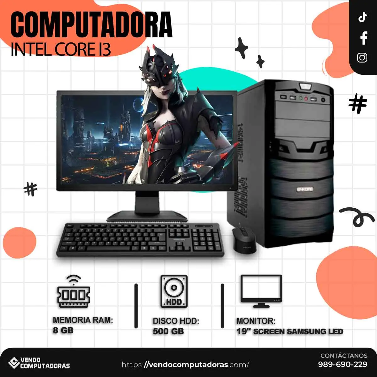  Tu PC intel core i3 con regalos 