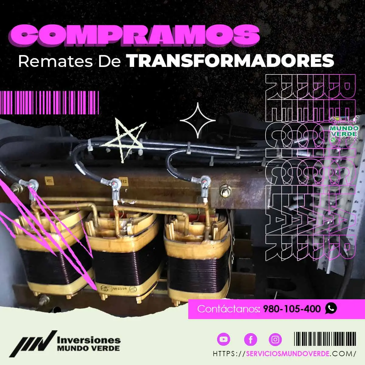 COMPRAMOS TRANSFORMADORES 