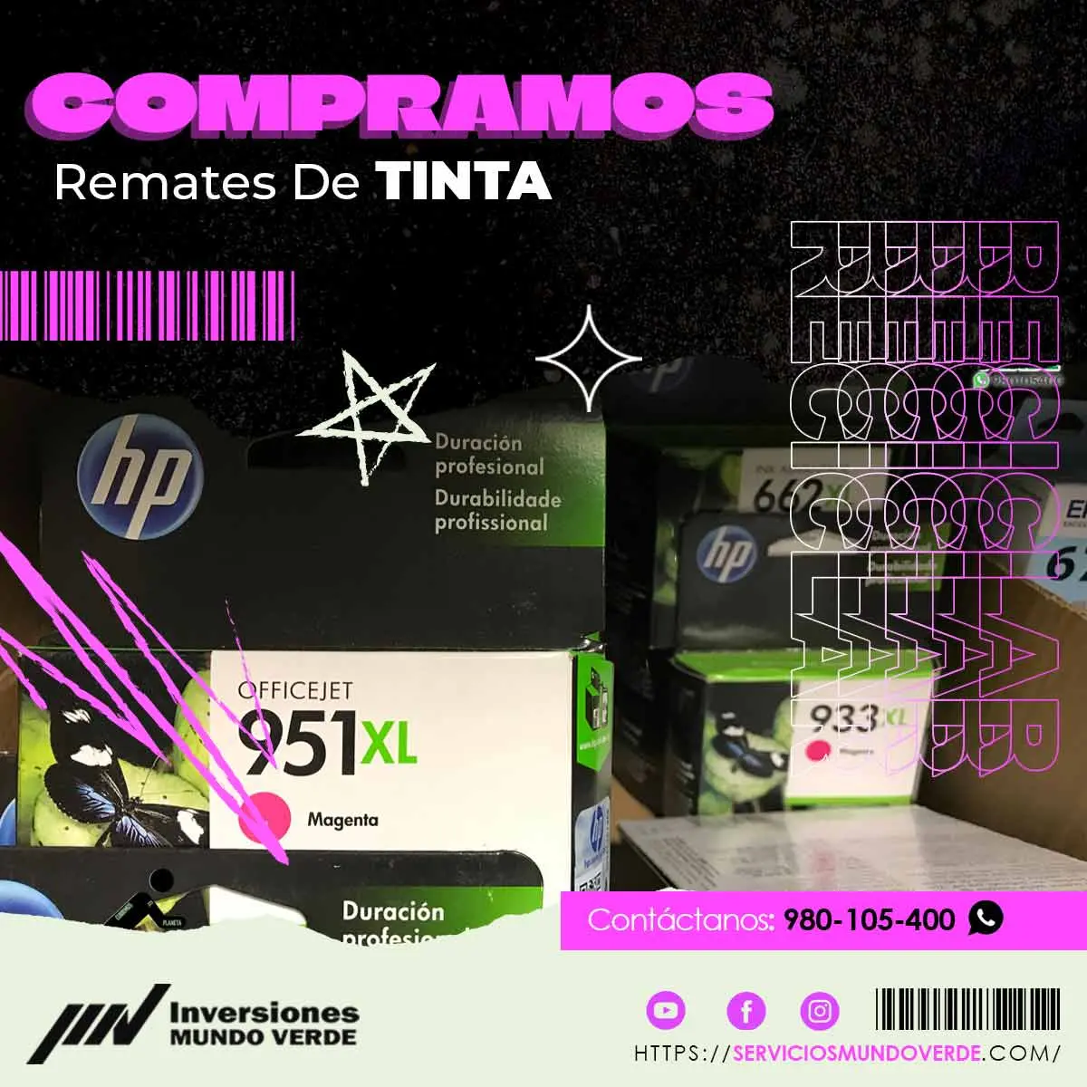 COMPRAMOS TINTAS