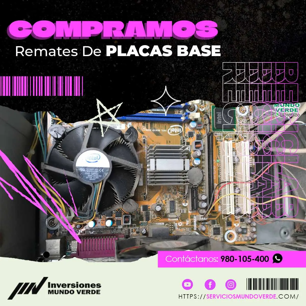 COMPRAMOS PLACAS MAINBOARD 