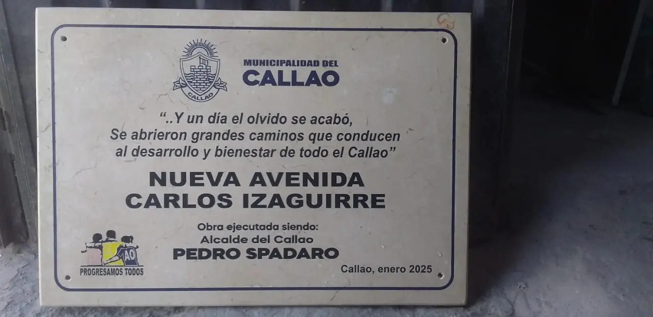 LAS MAS RECONOCIDAS PLACAS DE MÁRMOL PARA INAUGURACIÓN OBRAS