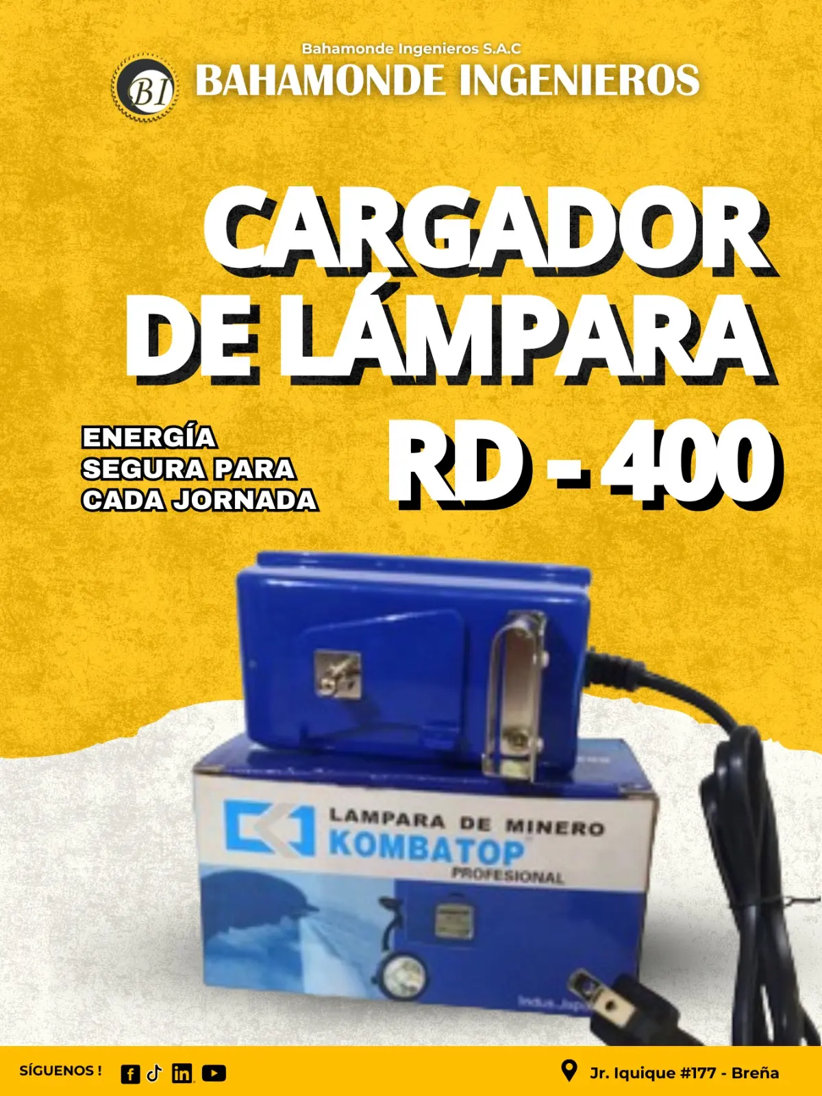 CARGADOR DE LAMPARA 