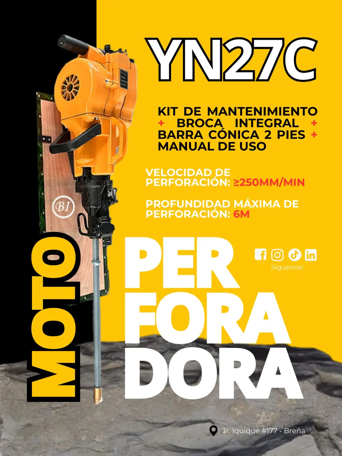 MOTOPERFORADORA YN27C 